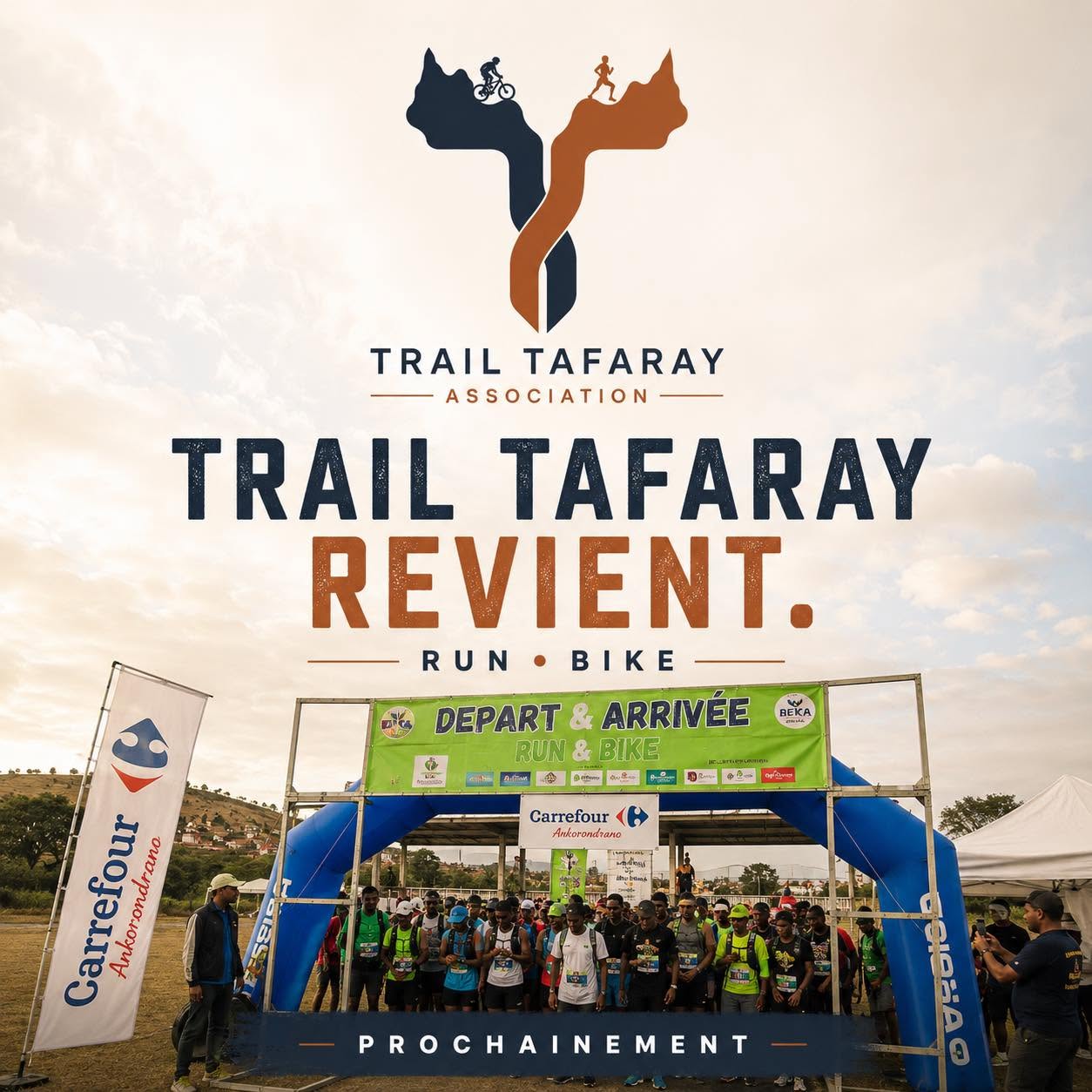 Départ d'une édition Trail Tafaray Run Bike